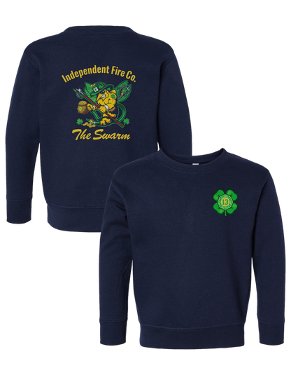 Toddler Crewneck Sweatshirt – “St. Patrick's - The Swarm"