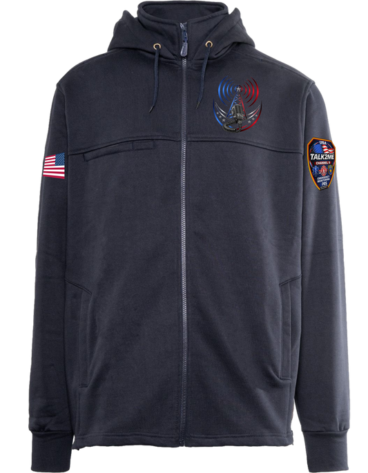 TALK2ME - Full Zip Hooded Job Shirt - GAME 8565