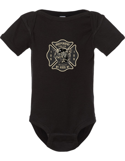 Infant Bodysuit "Onesie"  – Independent Fire Co. Tee (with flag)