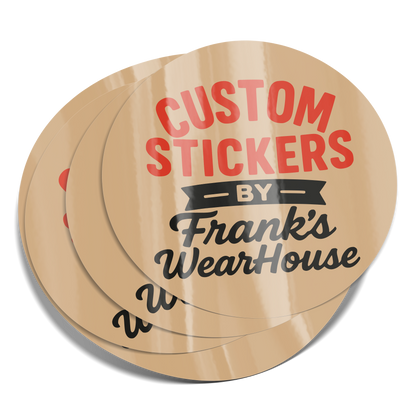 Custom Circle-Cut Stickers