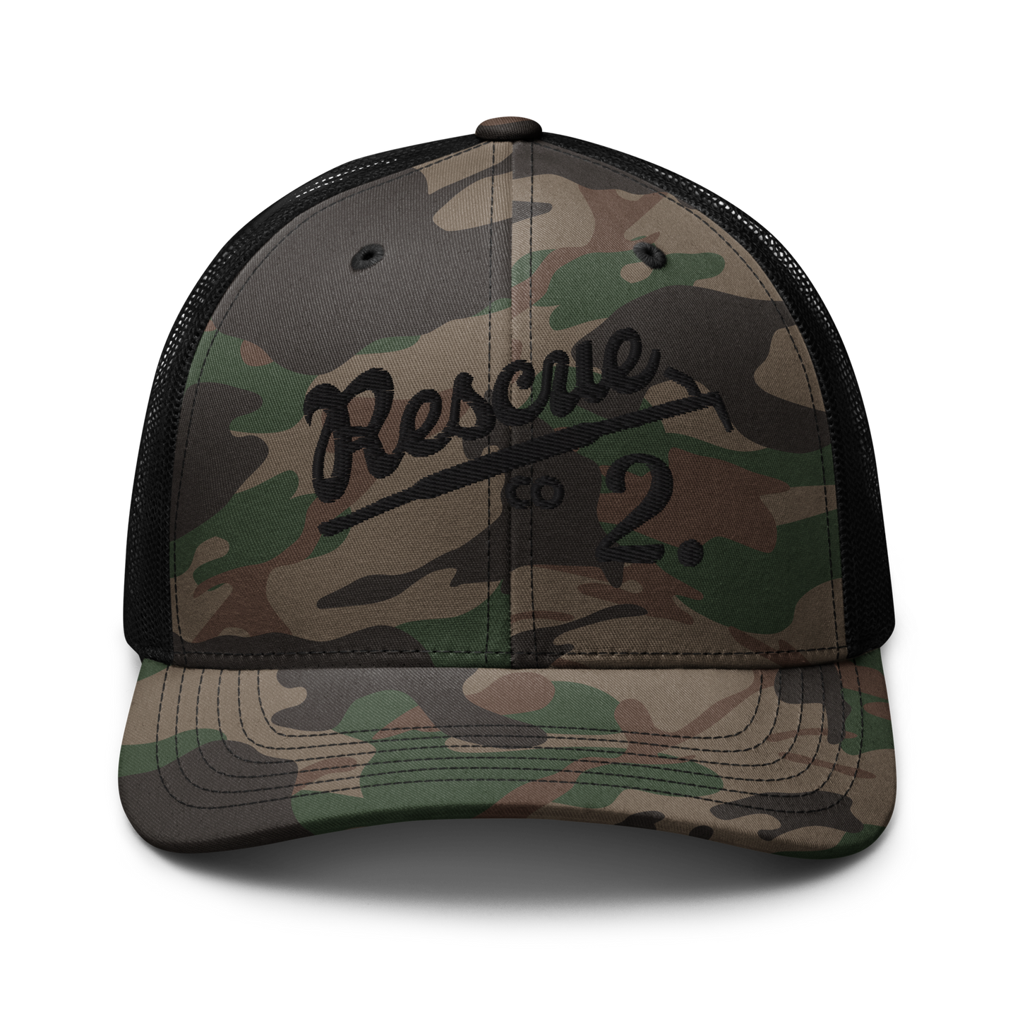 MONTGOMERY COUNTY RESCUE - CAMO OTTO TRUCKER HAT
