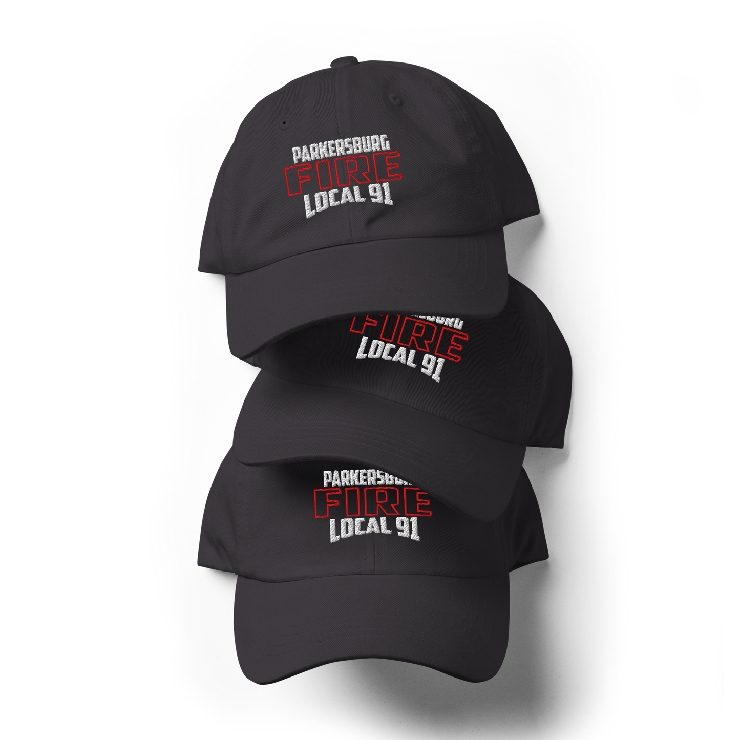 PARKERSBURG FIRE LOCAL 91 & PATCH – DAD HAT