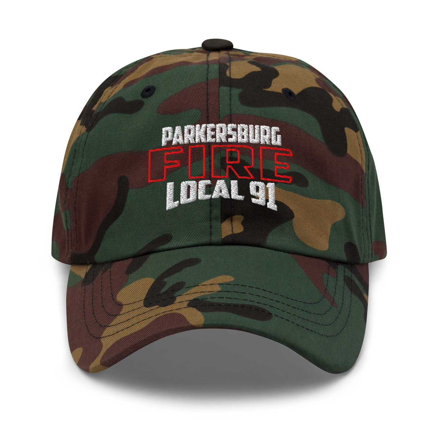 PARKERSBURG FIRE LOCAL 91 & PATCH – DAD HAT