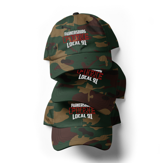 PARKERSBURG FIRE LOCAL 91 & PATCH – DAD HAT