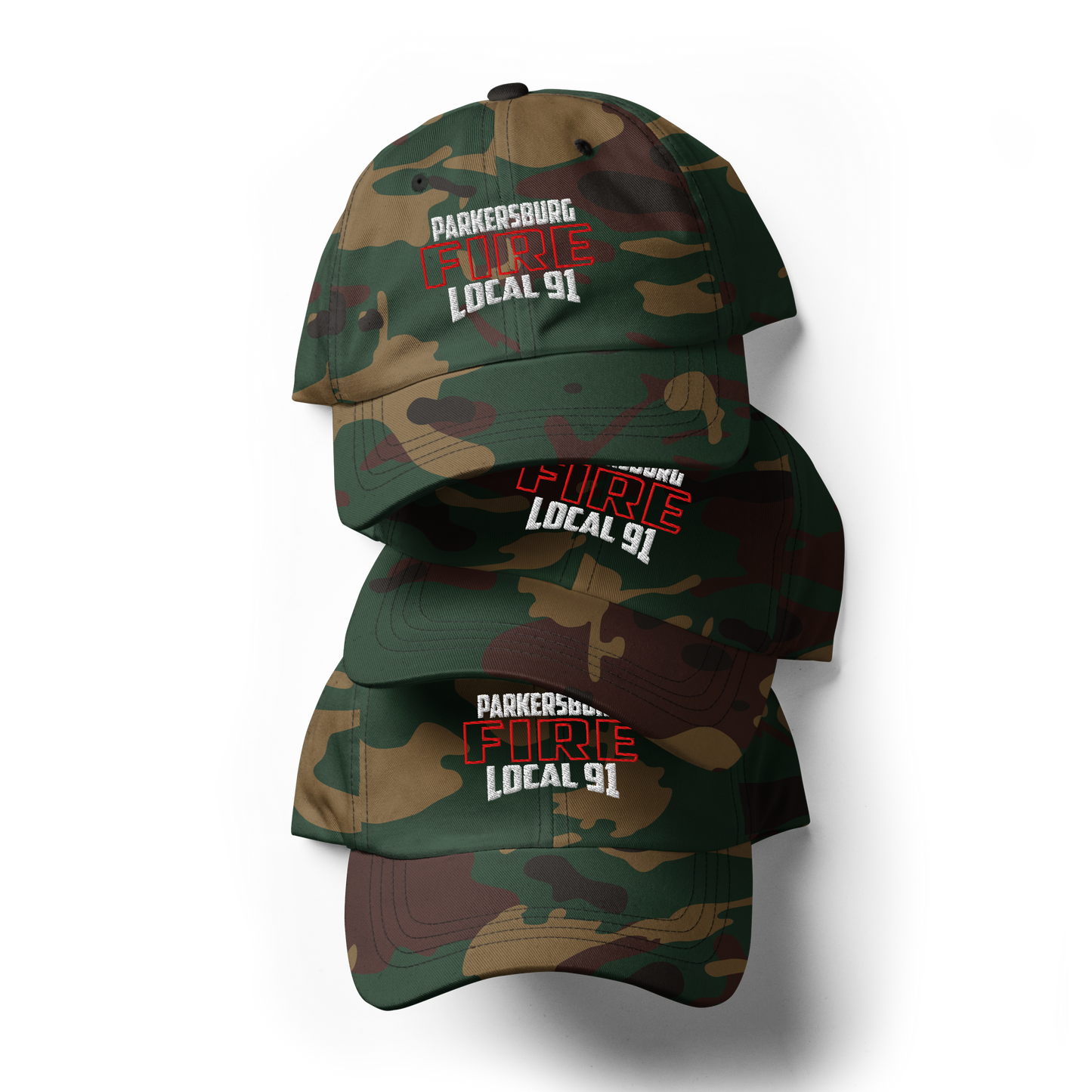 PARKERSBURG FIRE LOCAL 91 & PATCH – DAD HAT