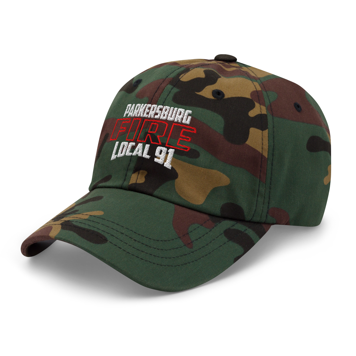 PARKERSBURG FIRE LOCAL 91 & PATCH – DAD HAT