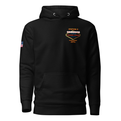 STATION 2 SHAWS VEGAS, VIRGINIA PREMIUM FIT HOODIE