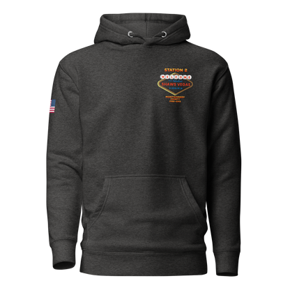 STATION 2 SHAWS VEGAS, VIRGINIA PREMIUM FIT HOODIE