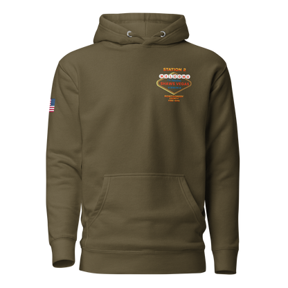 STATION 2 SHAWS VEGAS, VIRGINIA PREMIUM FIT HOODIE