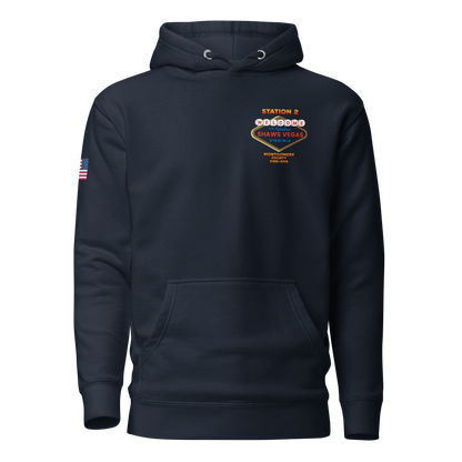 STATION 2 SHAWS VEGAS, VIRGINIA PREMIUM FIT HOODIE