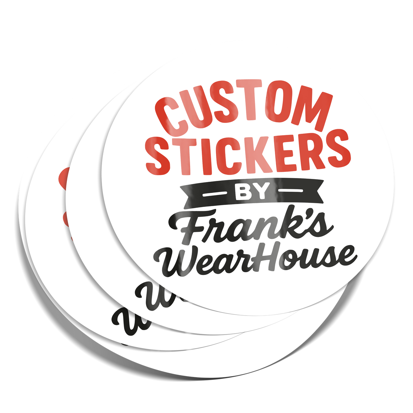 Custom Circle-Cut Stickers