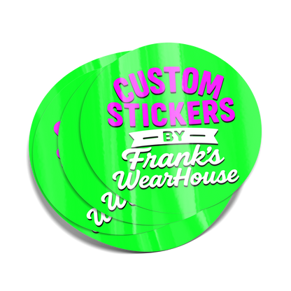 Custom Circle-Cut Stickers