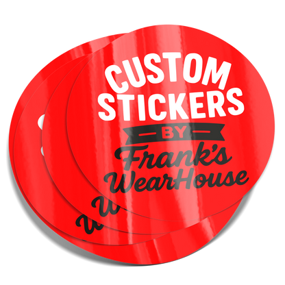 Custom Circle-Cut Stickers