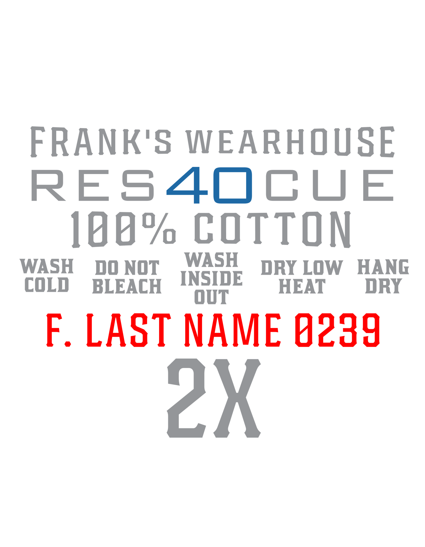 Rescue 40 — Port Chester Fire Tee (Gray Edition)