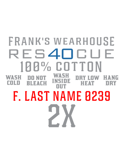 Rescue 40 — Port Chester Fire Tee (Gray Edition)