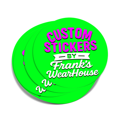 Custom Circle-Cut Stickers