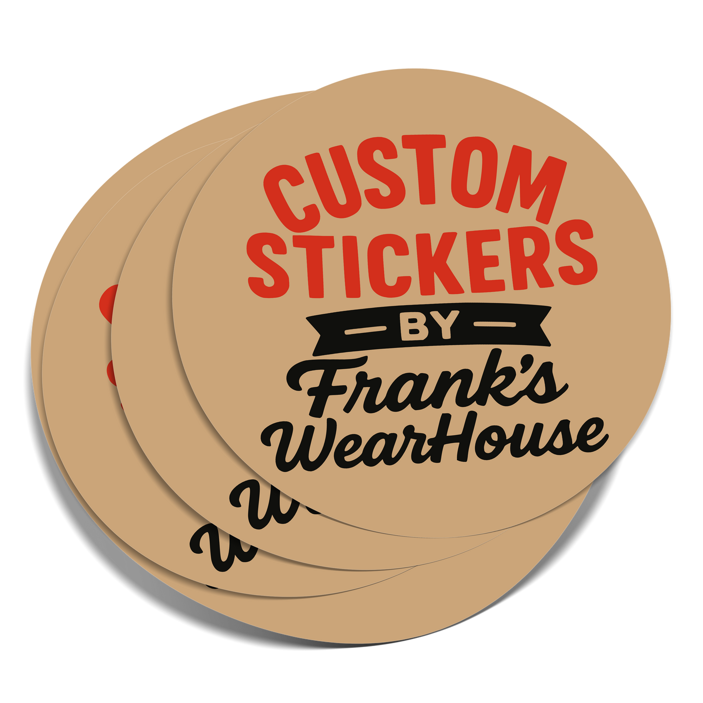 Custom Circle-Cut Stickers