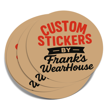Custom Circle-Cut Stickers