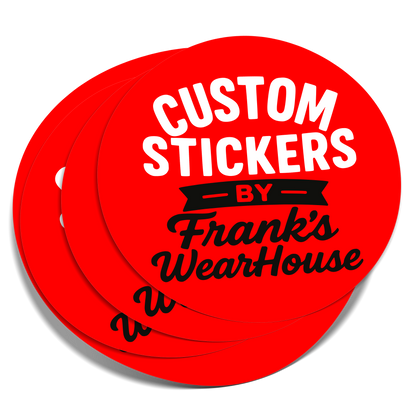 Custom Circle-Cut Stickers