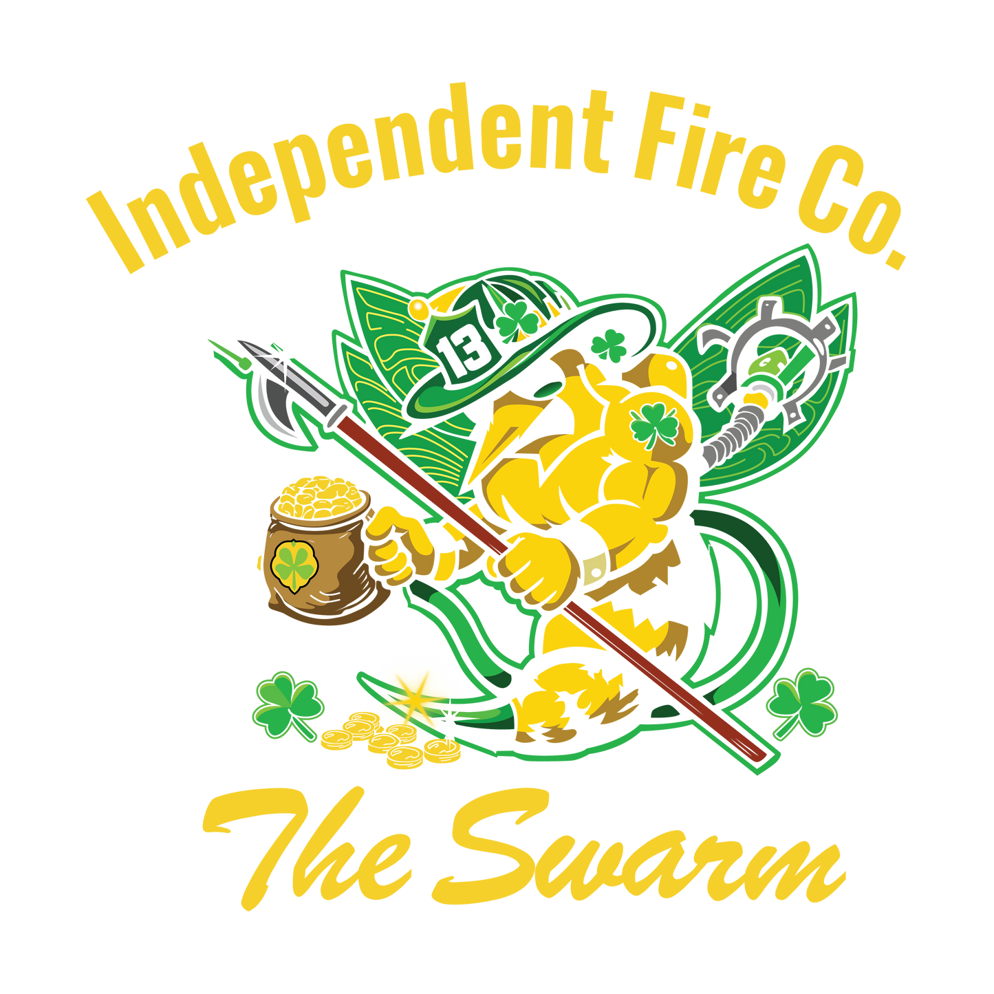 GLOW IN THE DARK - Mt Kisco Fire - Independent Fire Co. - St. Patricks's Day Collection