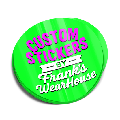 Custom Circle-Cut Stickers