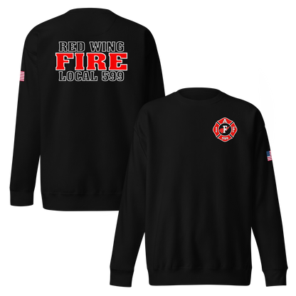 Red Wing Fire Department Solid Red "FIRE" Collection