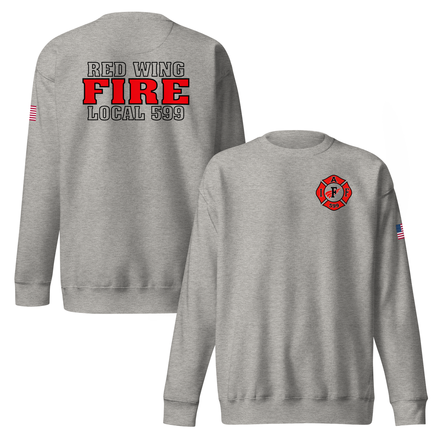 Red Wing Fire Department Solid Red "FIRE" Collection