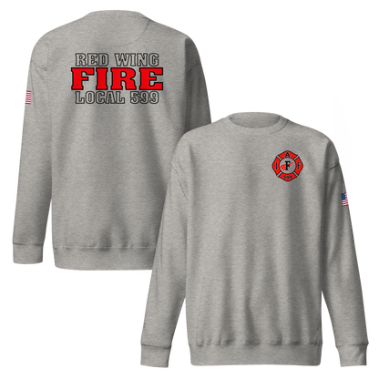 Red Wing Fire Department Solid Red "FIRE" Collection