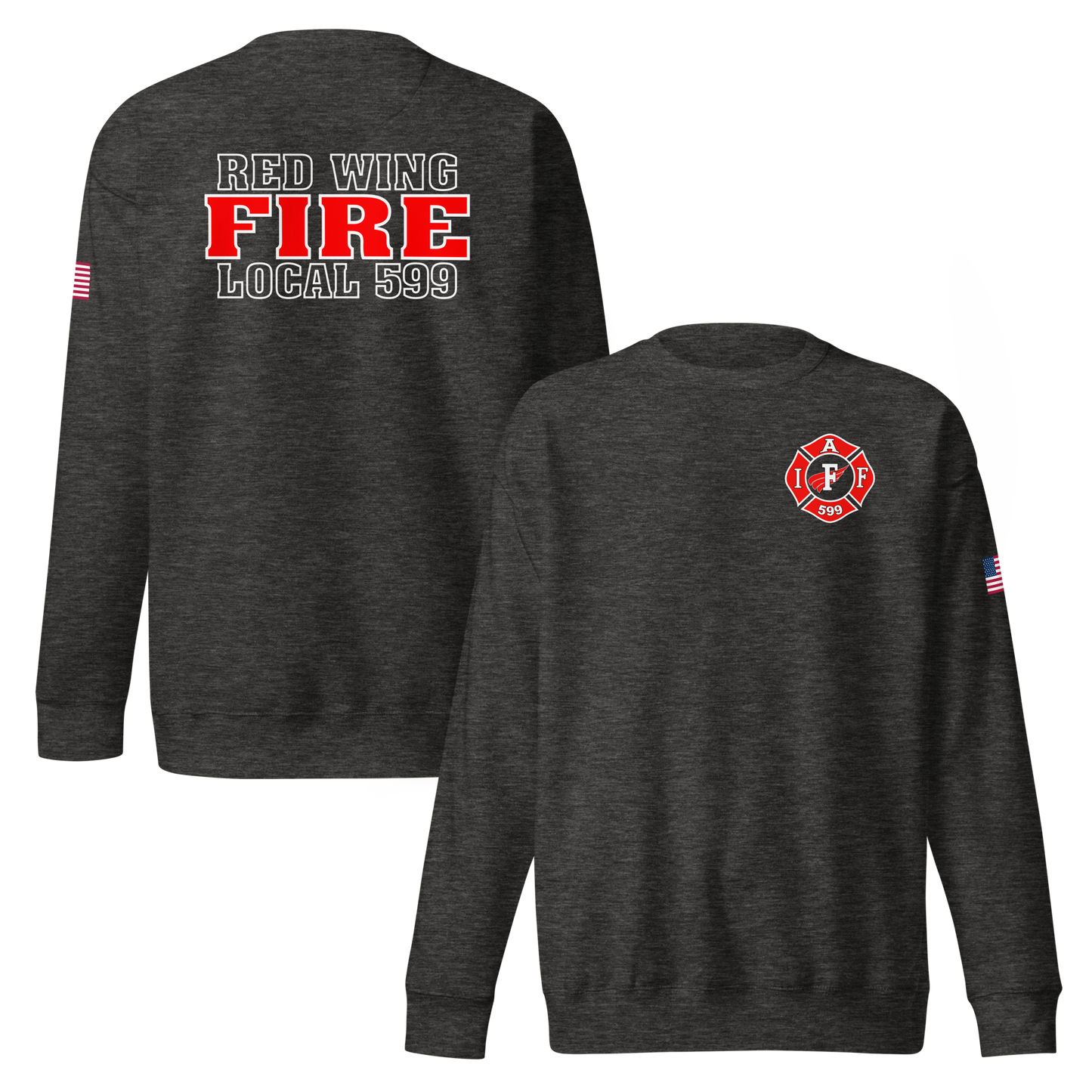 Red Wing Fire Department Solid Red "FIRE" Collection