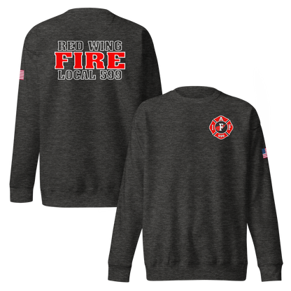 Red Wing Fire Department Solid Red "FIRE" Collection