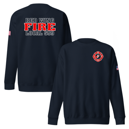 Red Wing Fire Department Solid Red "FIRE" Collection