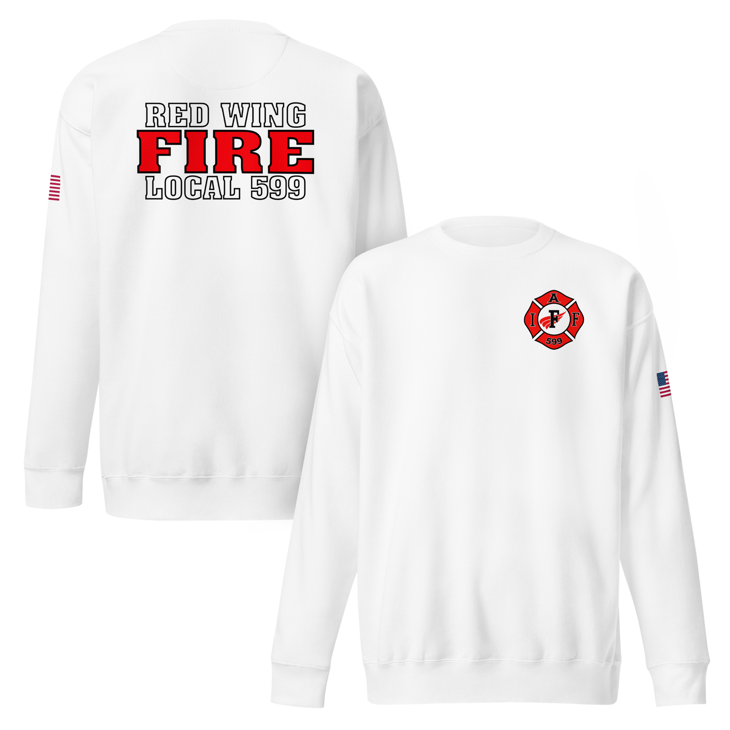 Red Wing Fire Department Solid Red "FIRE" Collection