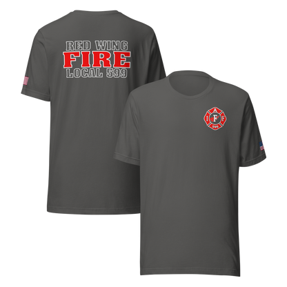 Red Wing Fire Department Solid Red "FIRE" Collection