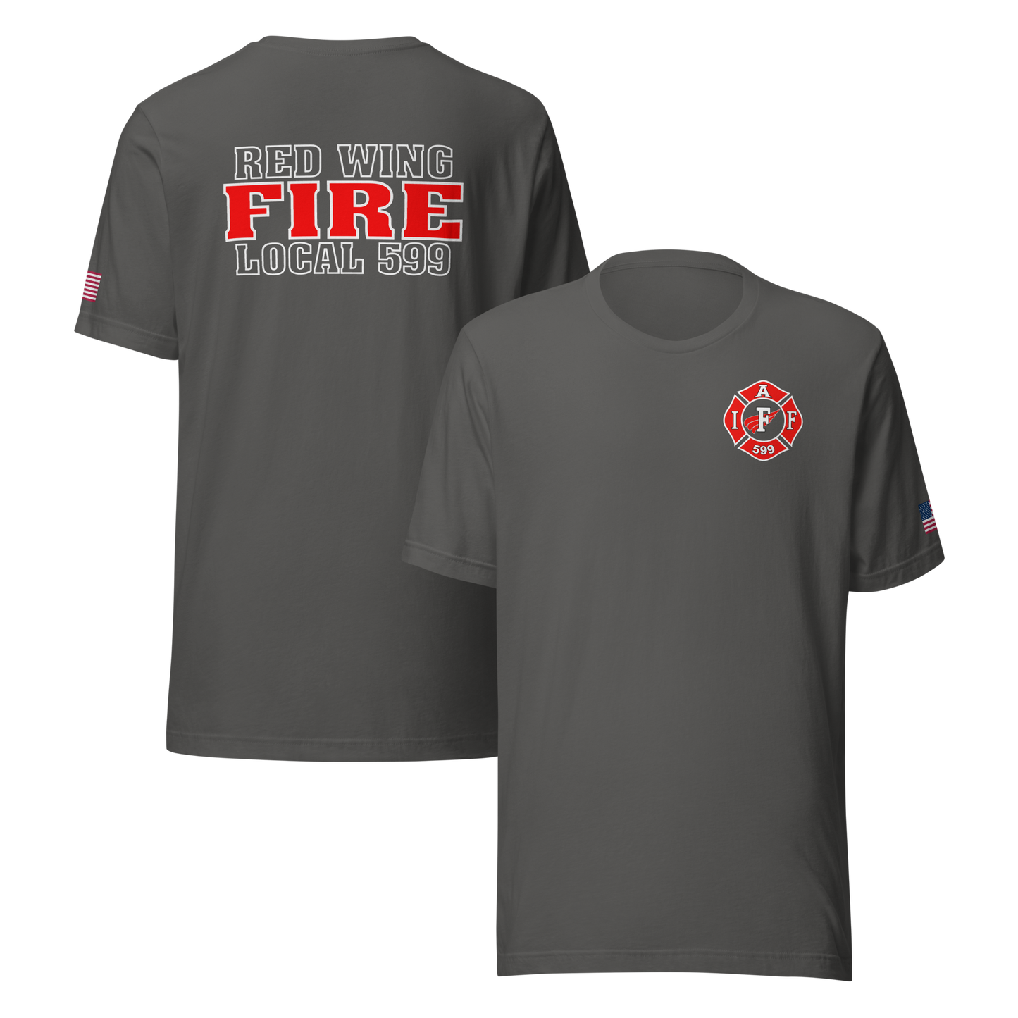 Red Wing Fire Department Solid Red "FIRE" Collection