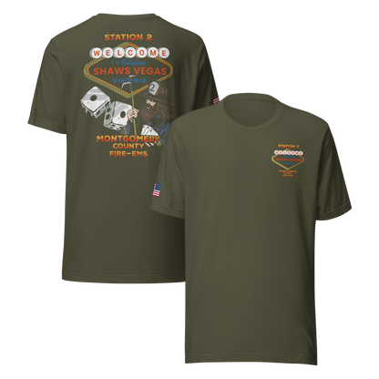 STATION 2 SHAWS VEGAS, VIRGINIA (HANES AUTHENTIC)